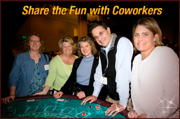 Build some co-worker cheer with a casino party at work!