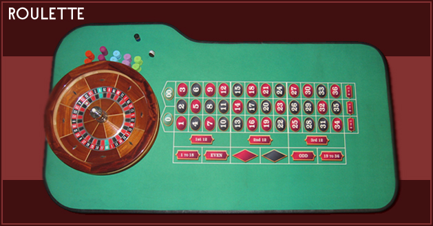 Roulette casino rental table